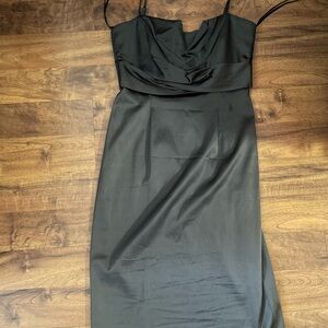 Gray dress, size 8. Donna Rico brand.